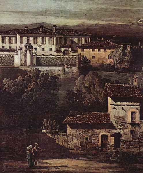 Bernardo Bellotto Das Dorf Gazzada, Blick von Sud-Ost auf die Villa Melzi d'Eril Germany oil painting art